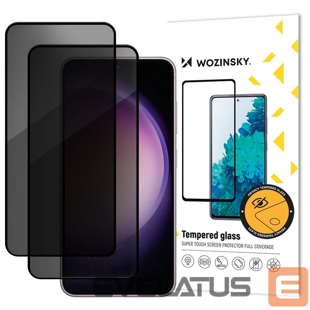 Protective glass Wozinsky Wozinsky Privacy Glass Tempered Glass for Samsung Galaxy A17 / A17 5G, Set of 2