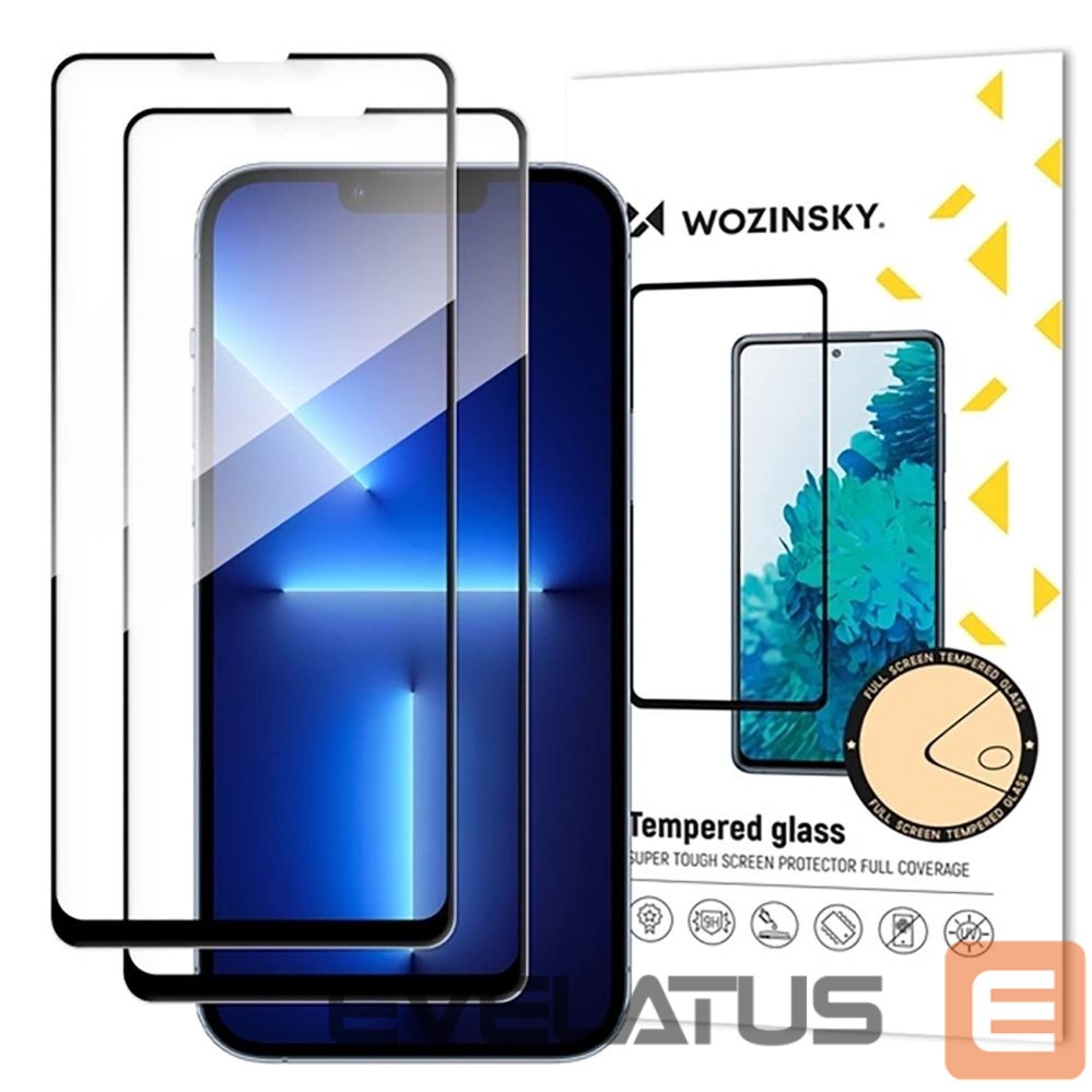 Protective glass Wozinsky Wozinsky Full Glue Tempered Glass Screen Protector 2-Pack for Samsung Galaxy A17 / A17 5G