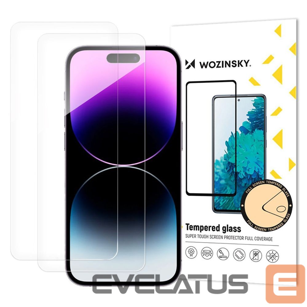 Protective glass Wozinsky Wozinsky Tempered Glass 2-Pack for iPhone 17 Air