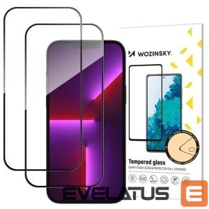 Protective glass Wozinsky  Wozinsky Full Glue Tempered Glass 2-Pack for iPhone 17 Air 