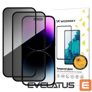 Protective glass Wozinsky  Wozinsky Privacy Glass for iPhone 17 Pro Max, 2-pack 