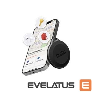 Adapter SBS  SBS Track My Circle Waterproof IP65 Locator Compatible with Apple Find My - Black 