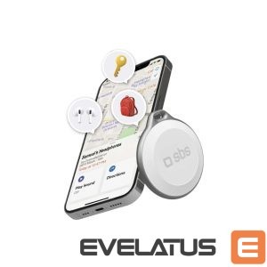 Adapter SBS  SBS Track My Circle Waterproof IP65 Locator Compatible with Apple Find My - White 