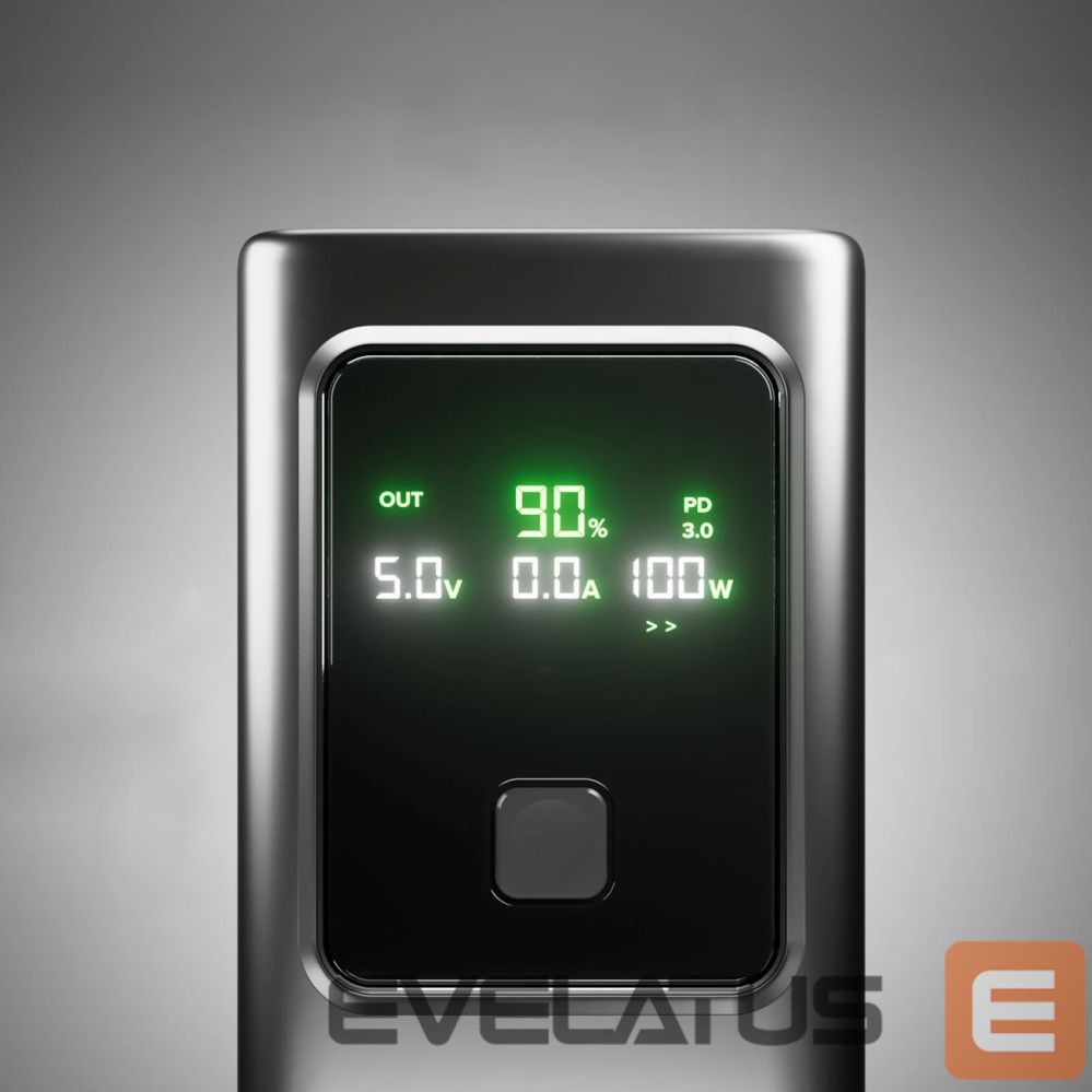 Power bank SBS Powerbank SBS 10000mAh PD 35W with LCD display - gray