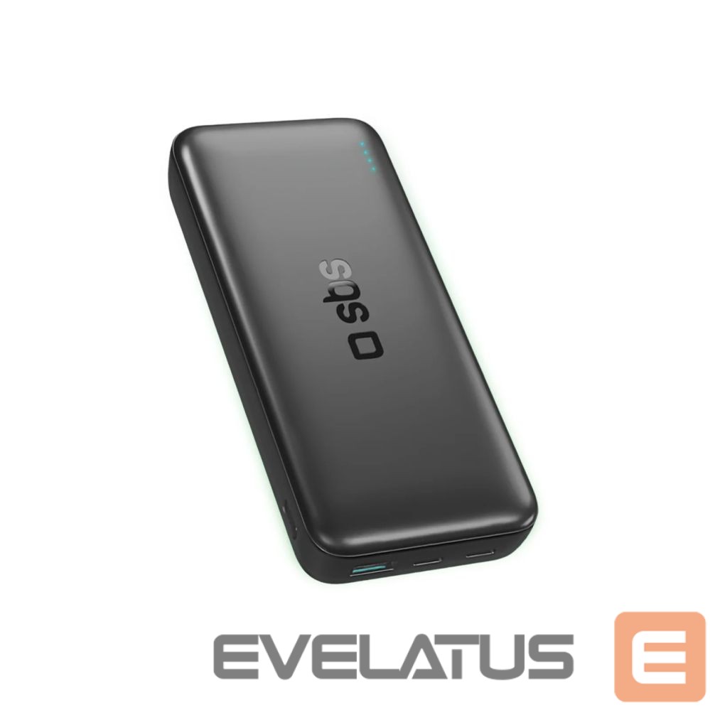 Power bank SBS SBS Infinity Power Bank 20000mAh 10W LiFePo₄ USB-A USB-C - Black