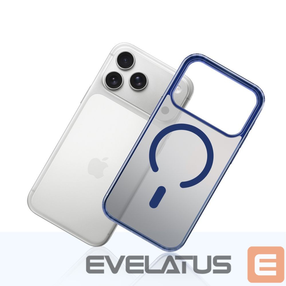 Back panel cover 3MK 3mk Frosty MagCase for iPhone 17 Pro Max - Blue