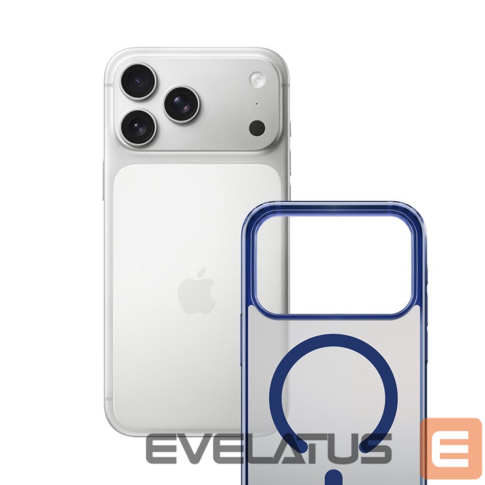 Back panel cover 3MK 3mk Frosty MagCase for iPhone 17 Pro Max - Blue