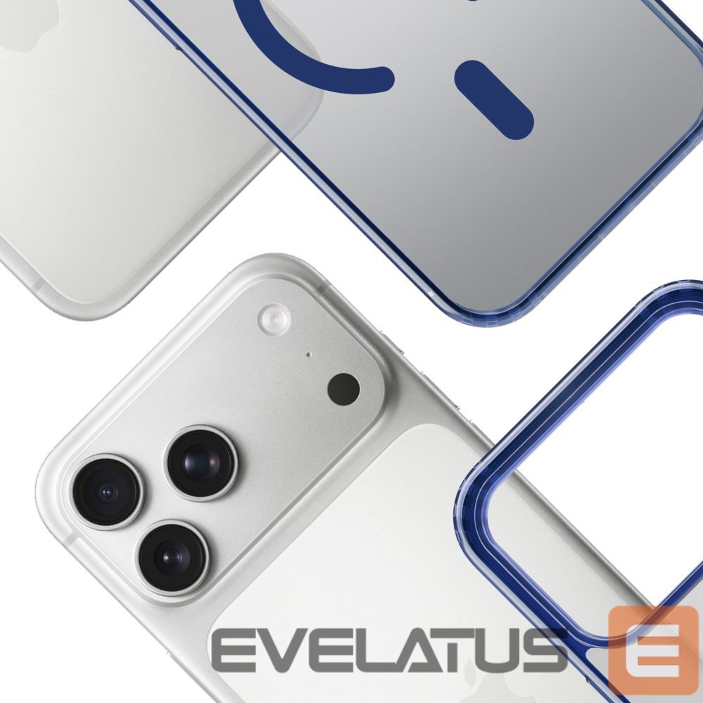 Back panel cover 3MK 3mk Frosty MagCase for iPhone 17 Pro Max - Blue