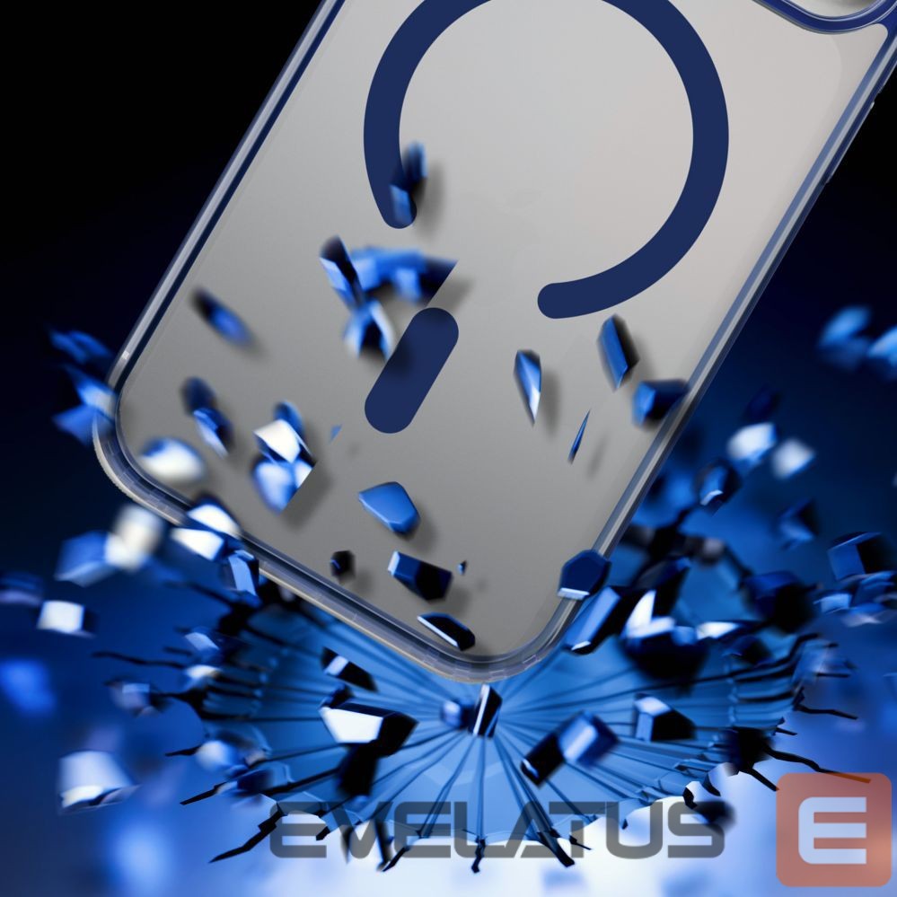 Back panel cover 3MK 3mk Frosty MagCase for iPhone 17 Pro Max - Blue
