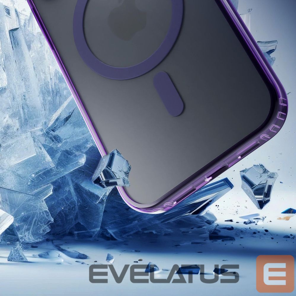 Back panel cover 3MK 3mk Frosty MagCase for iPhone 17 Air - Purple