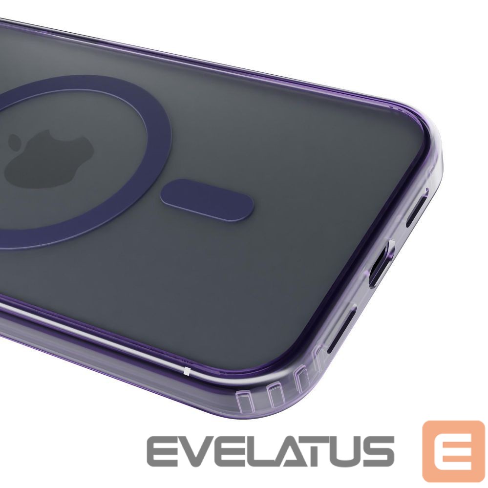 Back panel cover 3MK 3mk Frosty MagCase for iPhone 17 Air - Purple