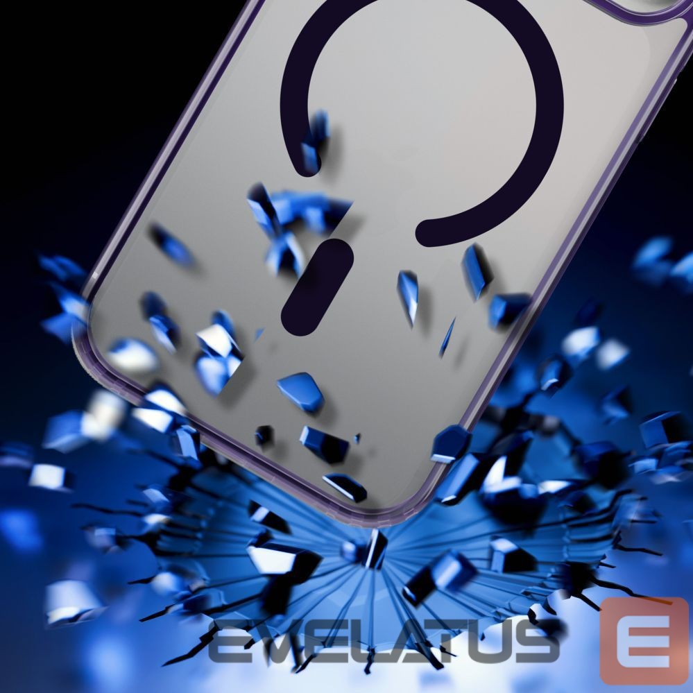 Back panel cover 3MK 3mk Frosty MagCase for iPhone 17 Pro Max - Purple