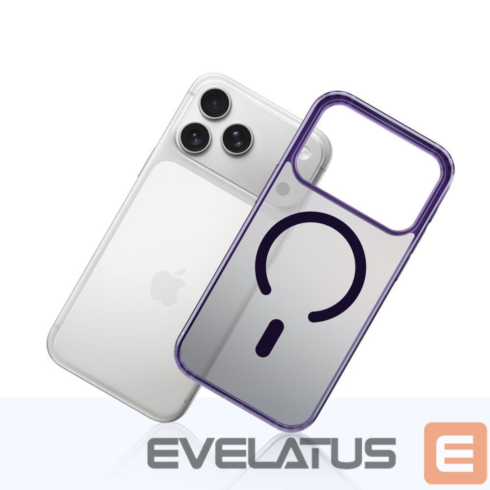 Back panel cover 3MK 3mk Frosty MagCase for iPhone 17 Pro Max - Purple