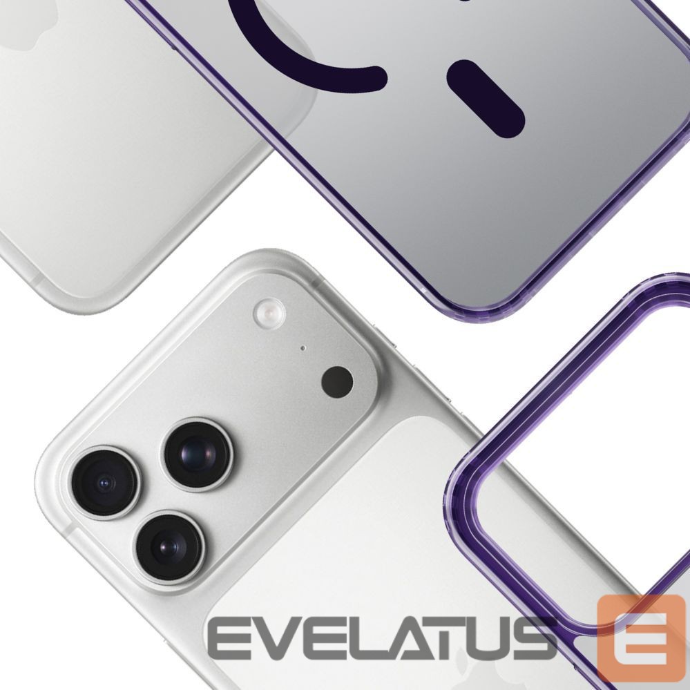 Back panel cover 3MK 3mk Frosty MagCase for iPhone 17 Pro Max - Purple