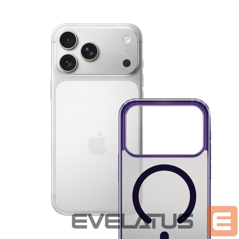 Back panel cover 3MK 3mk Frosty MagCase for iPhone 17 Pro Max - Purple