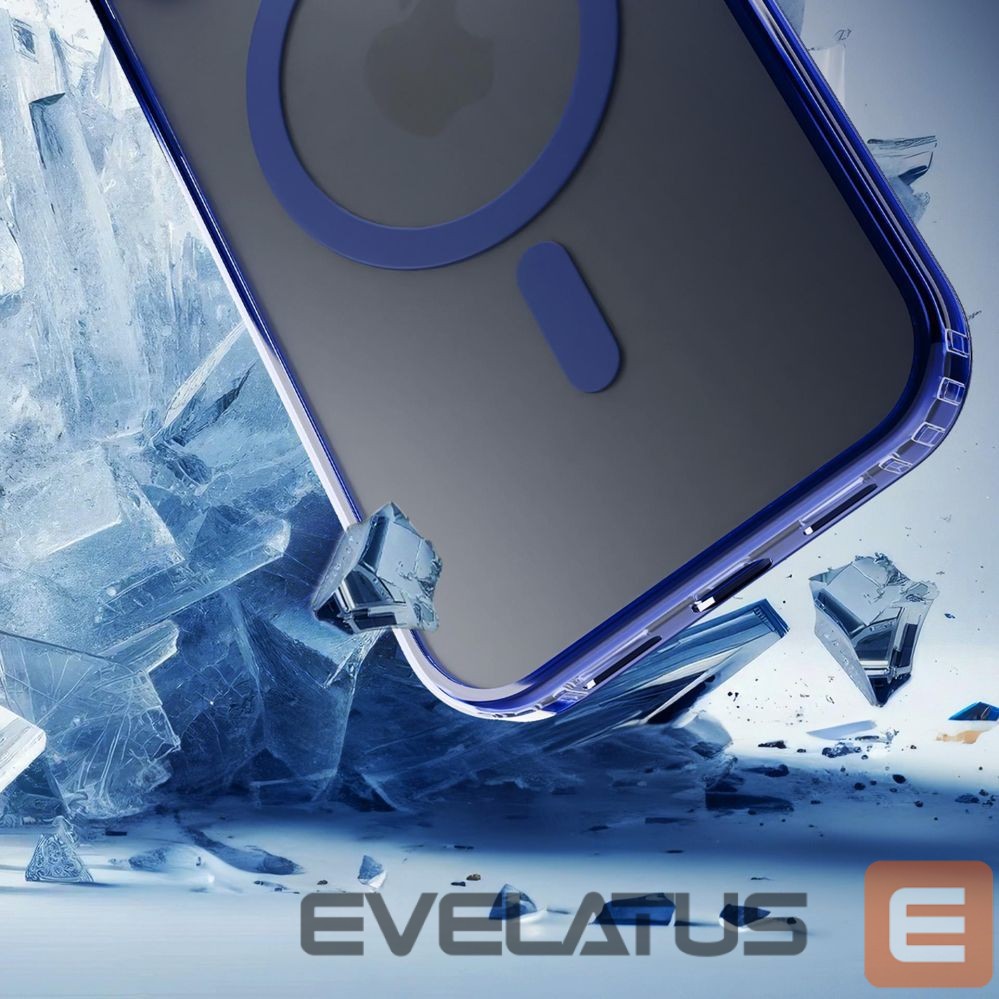 Back panel cover 3MK 3mk Frosty MagCase for iPhone Air - Blue