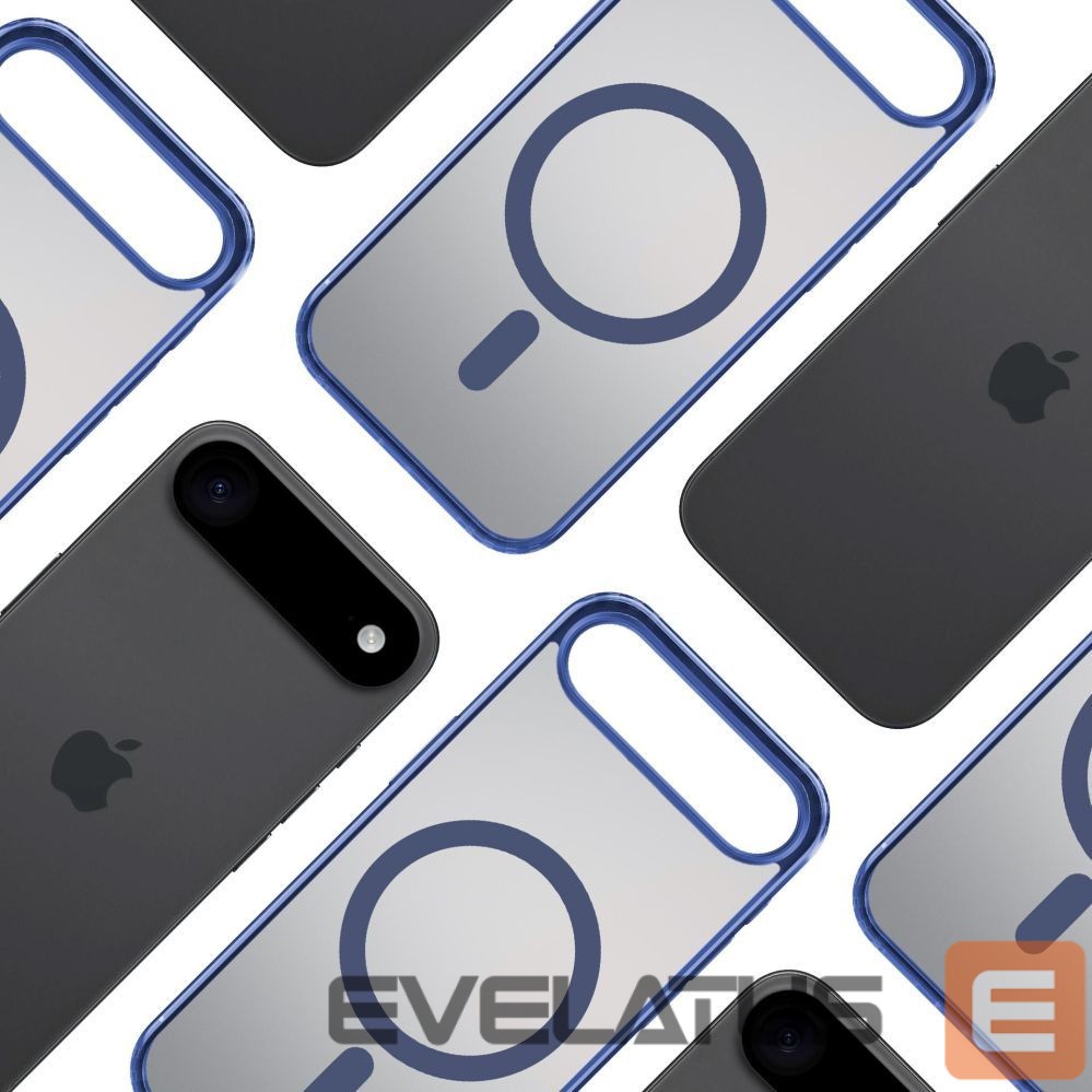 Back panel cover 3MK 3mk Frosty MagCase for iPhone Air - Blue