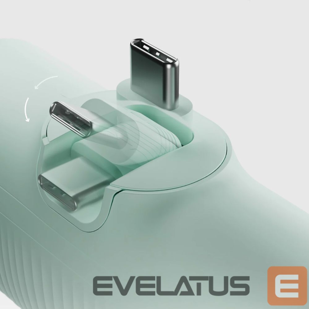 Power bank SBS SBS EcoPower 5000 mAh 10W Powerbank with Built-in USB-C Port - Green