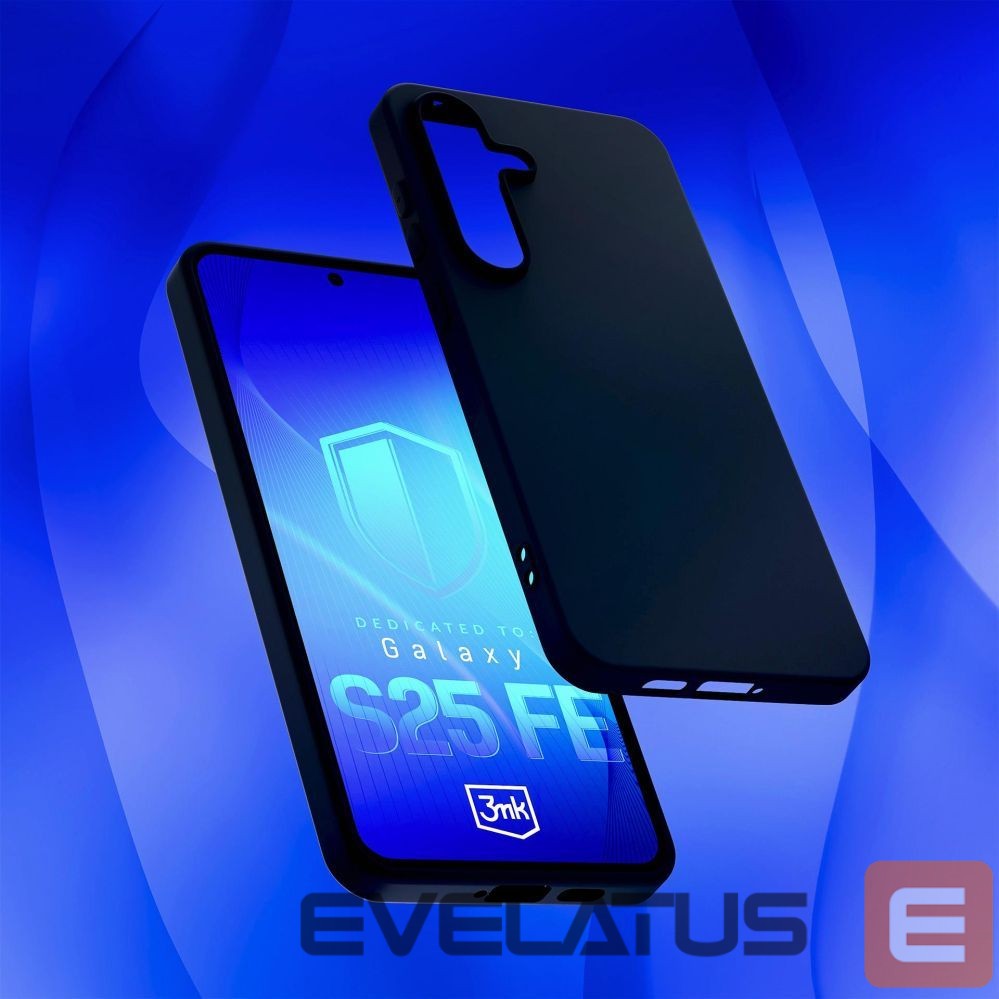 Back panel cover 3MK 3mk Matt Case for Samsung Galaxy S25 FE - Matte Black