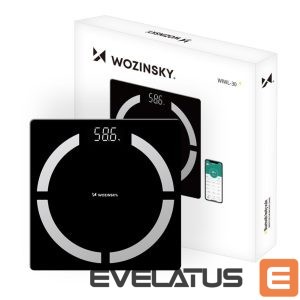 Other small household appliances Wozinsky  Wozinsky WIWL-30 Smart Bluetooth Bathroom Scale - Black 