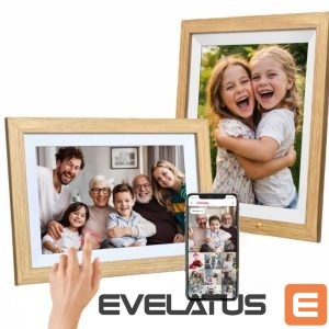 Smart device Wozinsky  Wozinsky WRC-32 10.1" Digital Photo Frame with Frameo 32GB App - Light Brown 