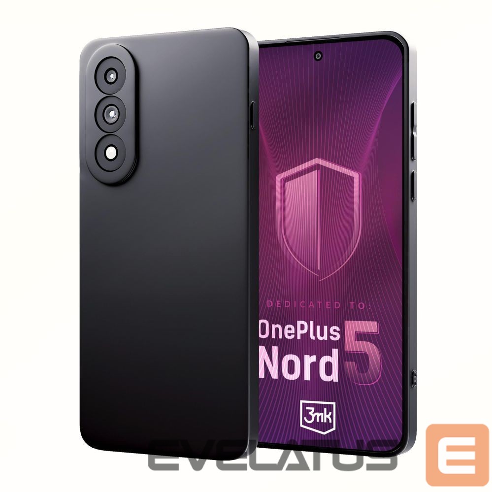 Back panel cover 3MK 3mk Matt Case for OnePlus Nord 5 - Matte Black