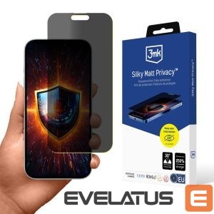 Protective glass 3MK  3mk Silky Matt Privacy Screen Protector for Apple iPhone 17 Pro 