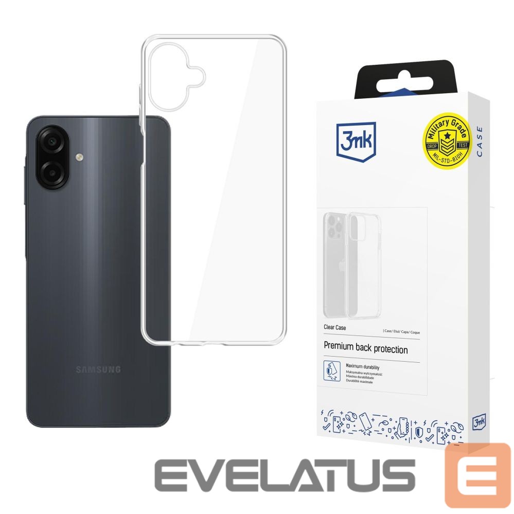 Back panel cover 3MK 3mk Clear Case for Samsung Galaxy A07 4G - transparent