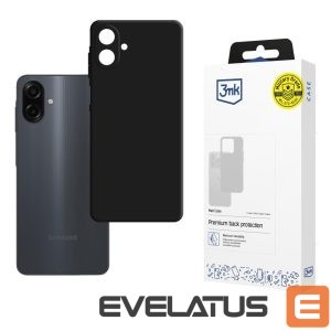 Back panel cover 3MK  3mk Matt Case for Samsung Galaxy A07 4G - Black 
