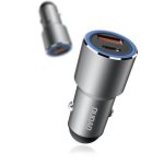 Adapter Dudao  Dudao USB / USB Car Charger Type C Power Delivery Quick Charge 22.5 W Gray (R4PQ) 