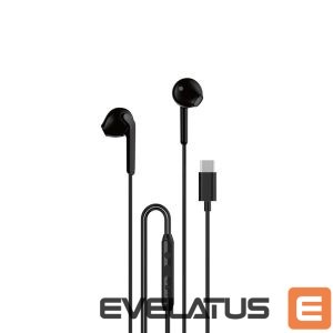 Wired speakers Dudao  Dudao X3C In-Ear Wired USB-C Headphones 1.2m - Black 