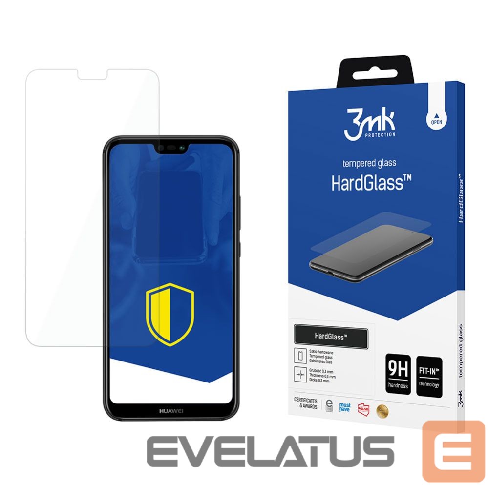 Protective glass 3MK 3mk HardGlass tempered glass for Huawei P20 Lite