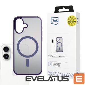 Back panel cover 3MK  3mk Frosty MagCase for iPhone 17 - purple 
