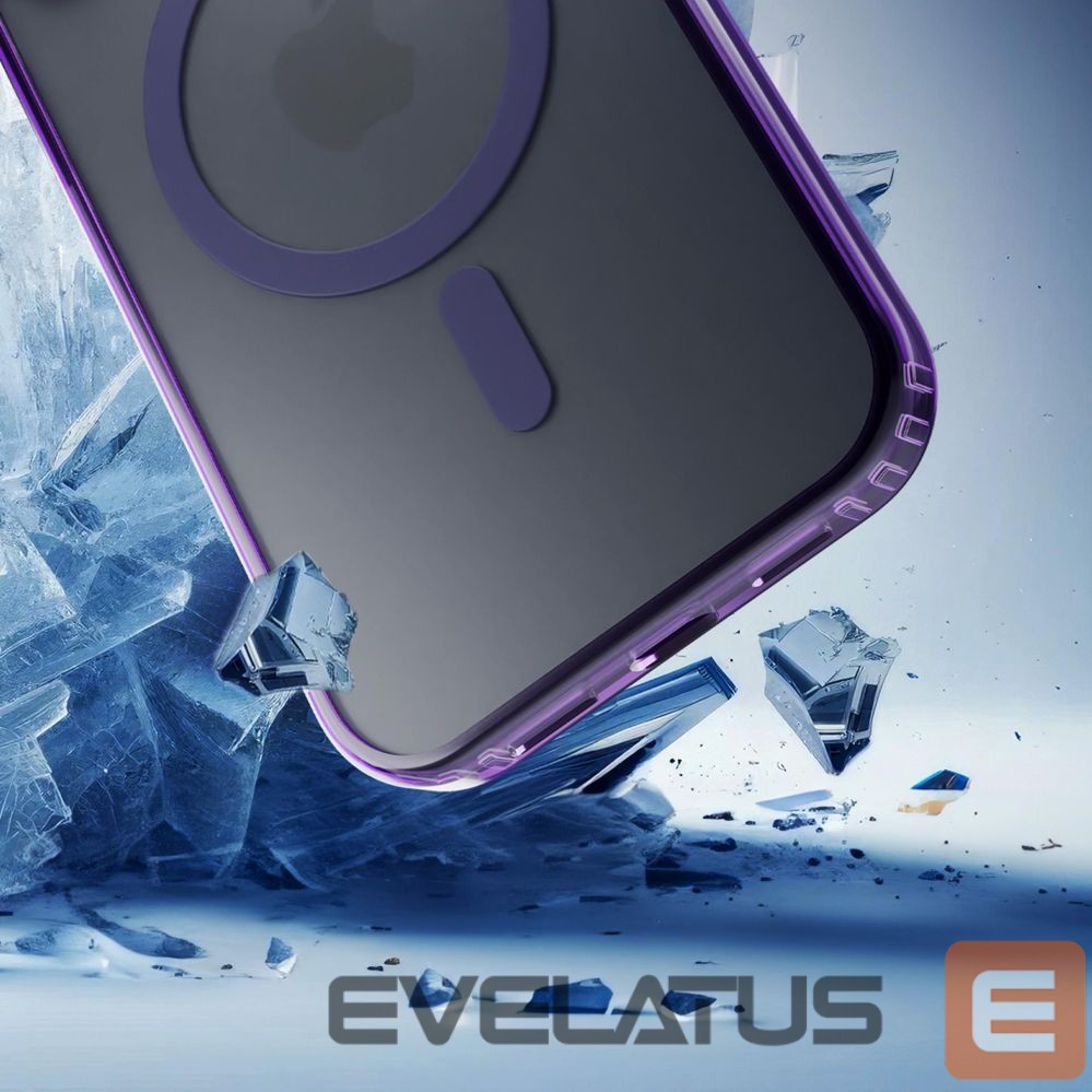 Back panel cover 3MK 3mk Frosty MagCase for iPhone 17 - purple