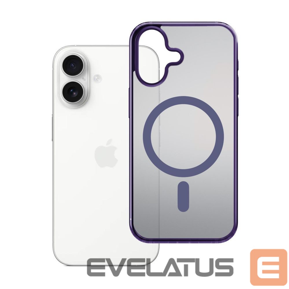 Back panel cover 3MK 3mk Frosty MagCase for iPhone 17 - purple