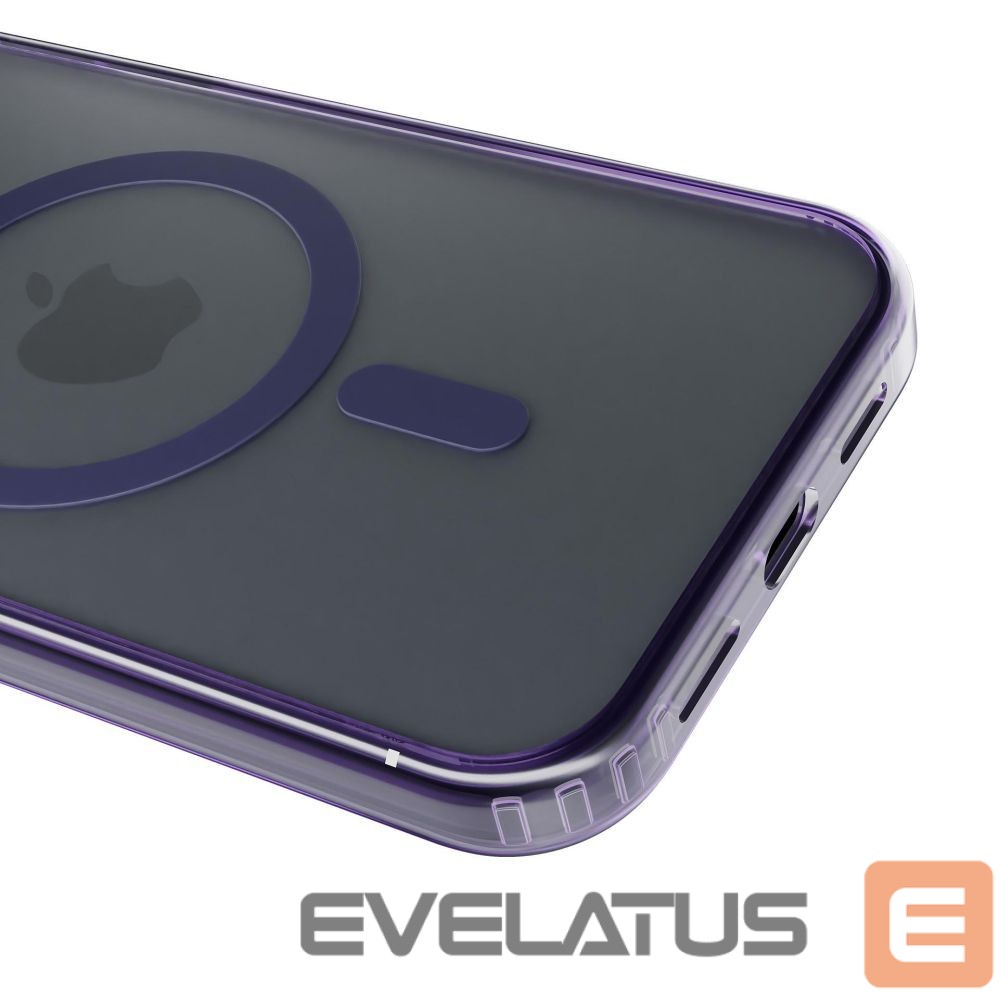 Back panel cover 3MK 3mk Frosty MagCase for iPhone 17 - purple