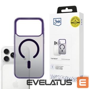 Back panel cover 3MK  3mk Frosty MagCase for iPhone 17 Pro - Purple 