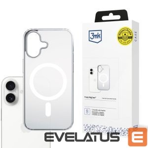 Back panel cover 3MK  3mk Frosty MagCase for iPhone 17 - white 