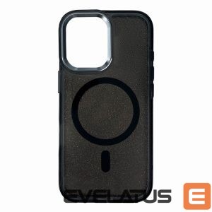 Back panel cover Hurtel  Glitter Case MagSafe Compatible for iPhone 17 Pro Max - Black 