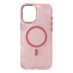 Back panel cover Hurtel  Glitter Case MagSafe Compatible for iPhone 17 - Pink 