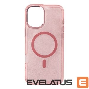 Back panel cover Hurtel  Glitter Case MagSafe Compatible for iPhone 17 Pro Max - Pink 