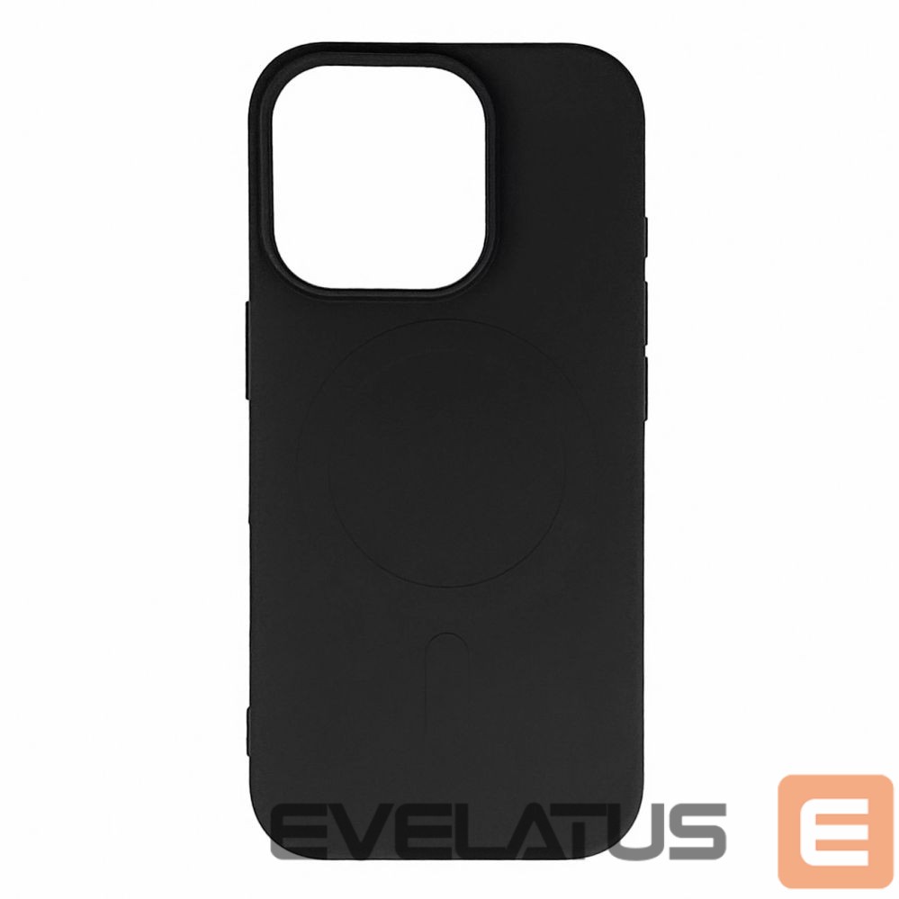 Back panel cover Hurtel MagSafe Compatible Liquid Silicone Case for iPhone 17 Pro Max - Black
