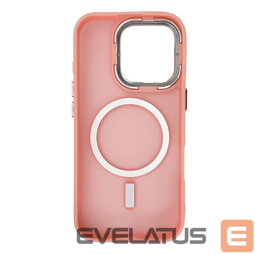 Back panel cover Hurtel MagSafe Compatible Fashion Case for iPhone 17 Air - Pink