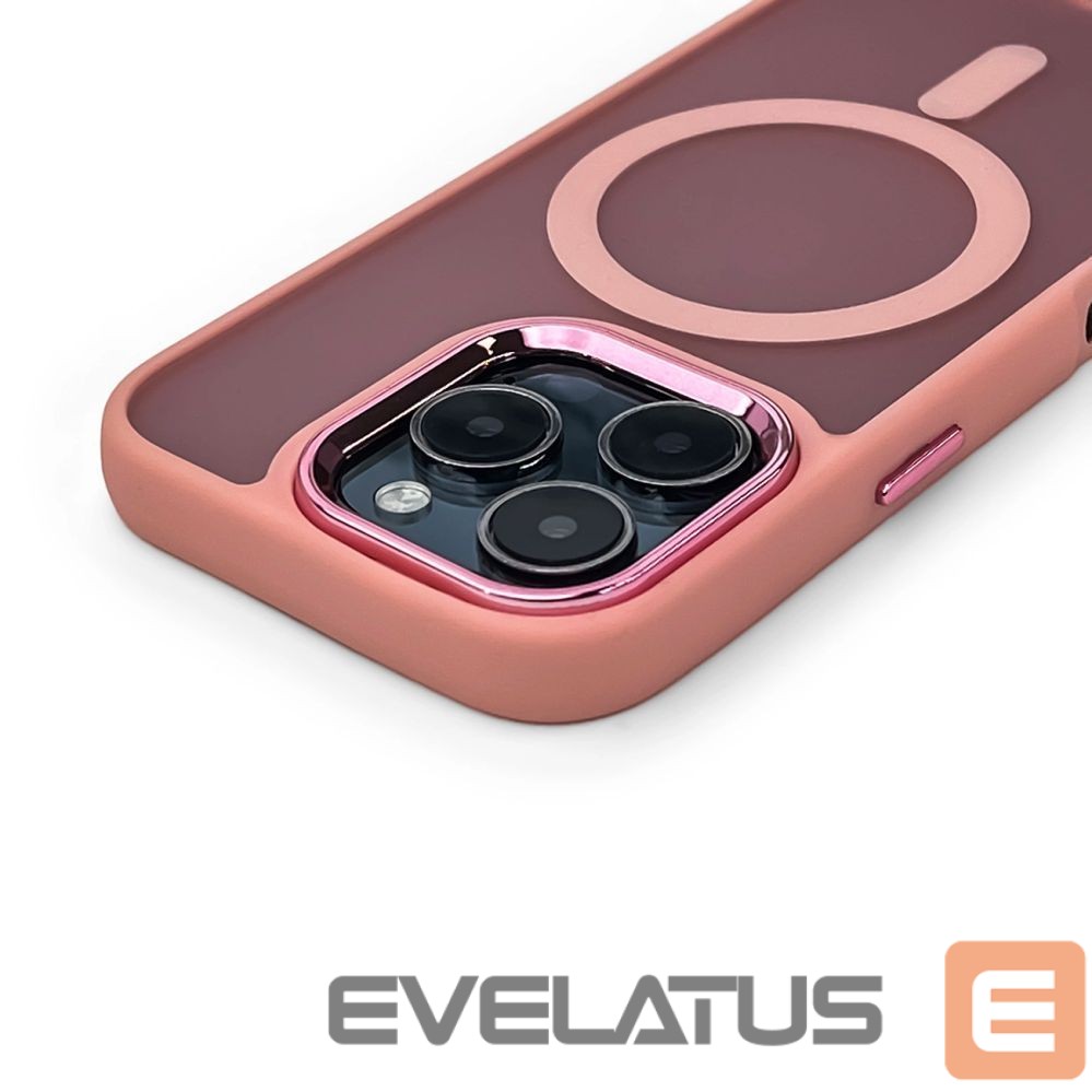 Back panel cover Hurtel MagSafe Compatible Fashion Case for iPhone 17 Pro Max - Pink