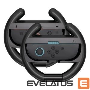 Controller Hurtel  Nintendo Switch 2 Joy-Con Racing Wheel (Pack of 2) - Black 