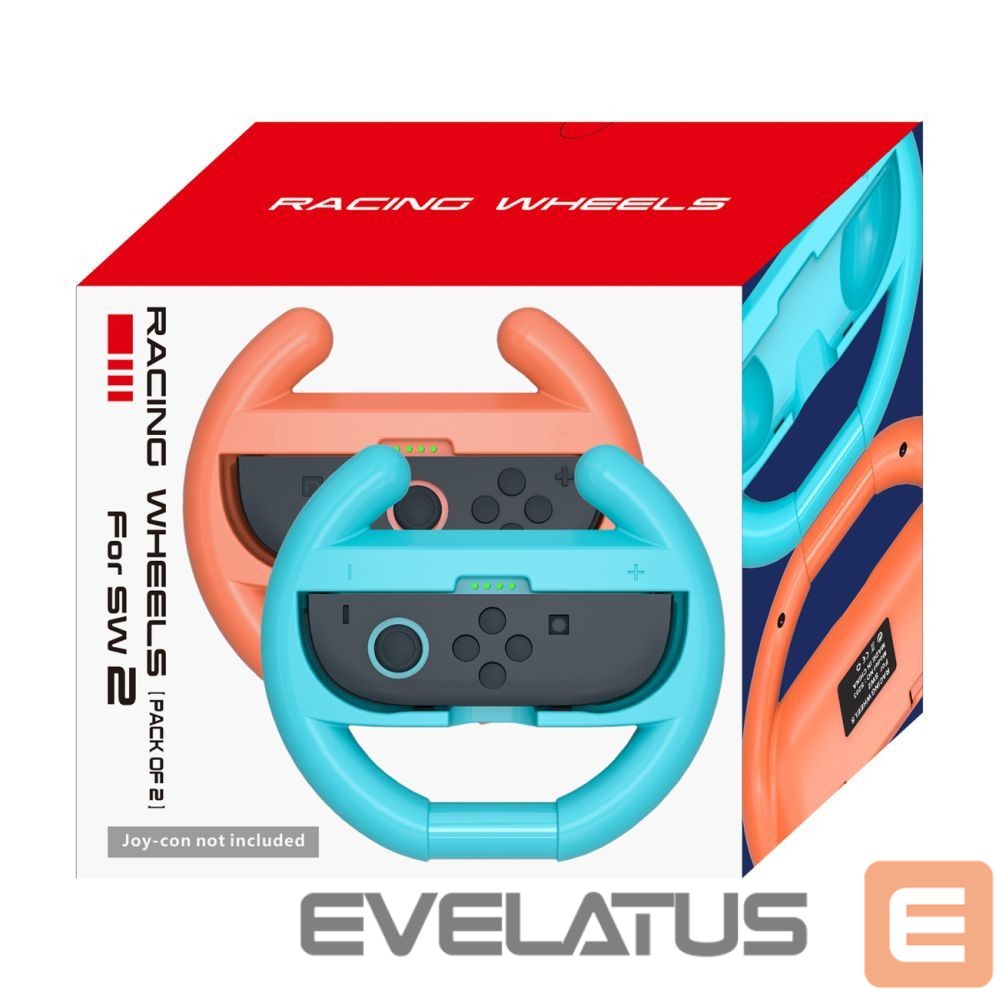 Controller Hurtel Nintendo Switch 2 Joy-Con Racing Wheel (Pack of 2) - Black