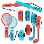 Controller Hurtel  Nintendo Switch Sports 10-in-1 Family Accessory Pack - Red and Blue 