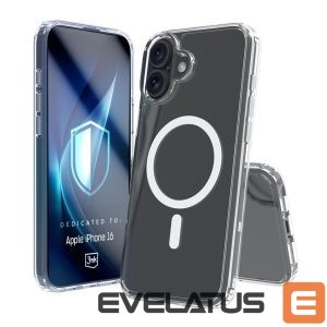 Back panel cover 3MK  3mk Armor MagCase for iPhone 16 - transparent 