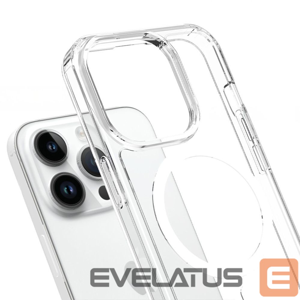Back panel cover 3MK 3mk Armor MagCase for iPhone 16 Pro Max - Transparent