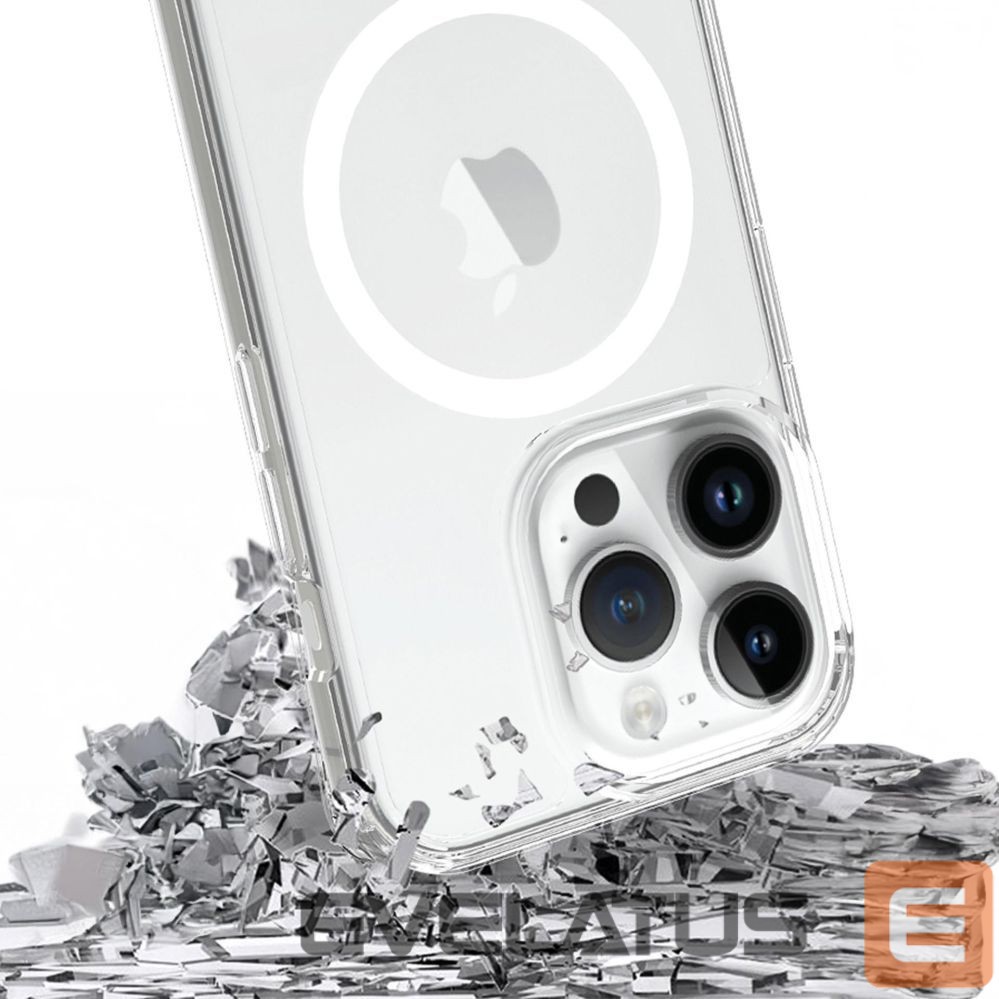 Back panel cover 3MK 3mk Armor MagCase for iPhone 16 Pro Max - Transparent